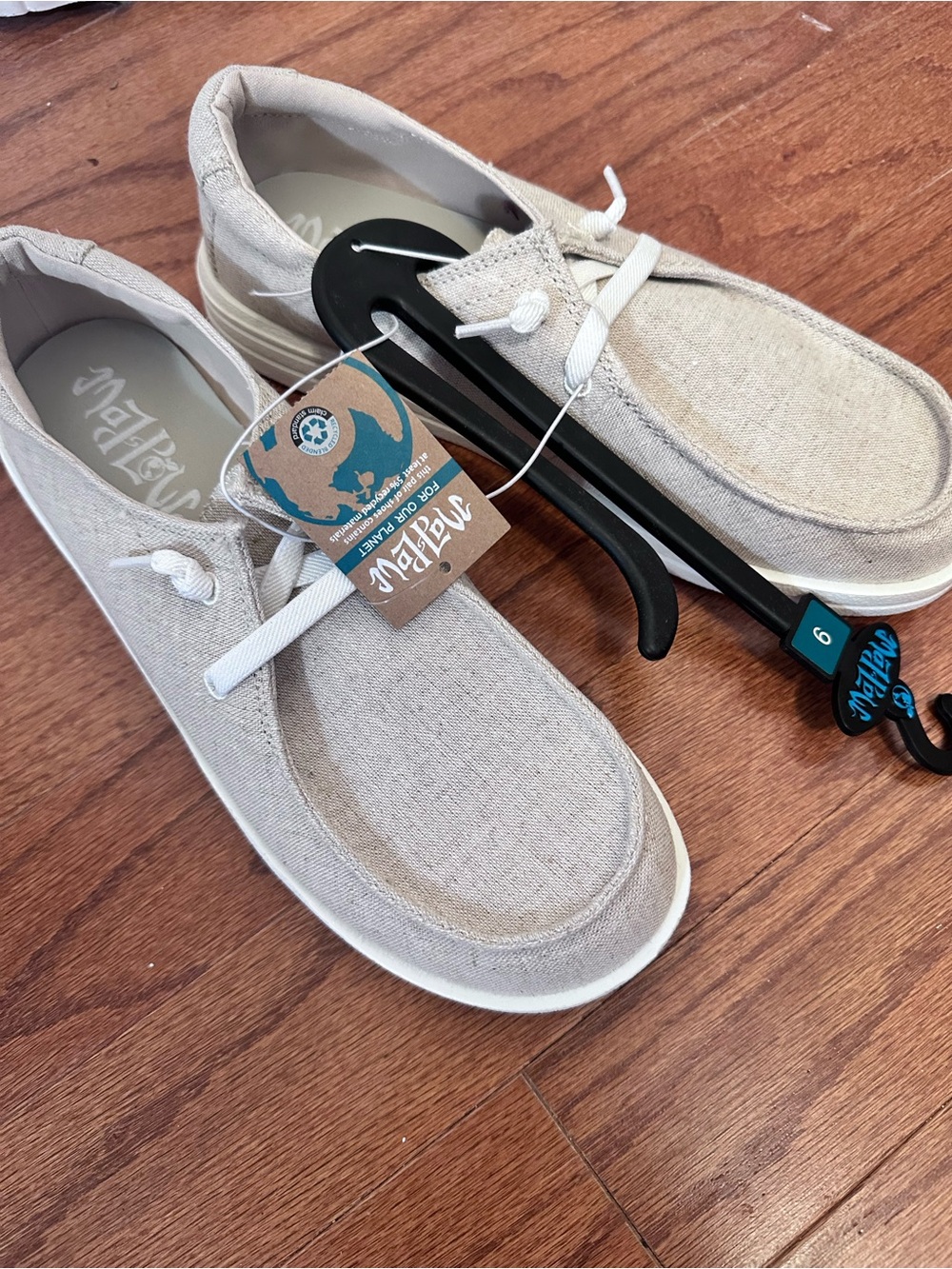 Mad Love Women's Casual Canvas Sneakers in Beige